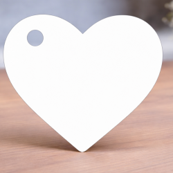 Kalp  Süblimasyon Termoplast Anahtarlık